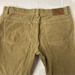 Lauren Ralph Lauren Women Corduroy Classic Straight Leg Pants Brown Size 12